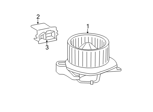 2009 Jeep Grand Cherokee Blower Motor & Fan Resistor-Blower Motor Diagram for 68060059AA