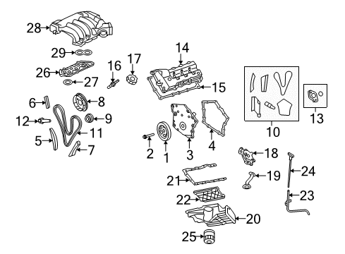 2007 Chrysler Sebring Intake Manifold Indicator-Engine Oil Level Diagram for 4892059AA