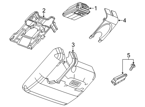 2017 Chevrolet Suburban Parking Aid Camera Diagram for 84702198