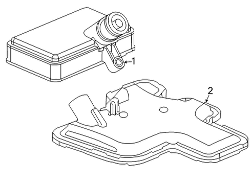 2021 Buick Encore GX Automatic Transmission Filter Diagram for 24297793