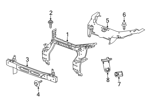 2008 Buick Enclave Switches & Sensors Sight Shield Diagram for 20934958