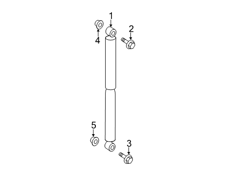 2008 Dodge Sprinter 3500 Shocks & Components - Rear ABSORBER-Suspension Diagram for 68066615AA