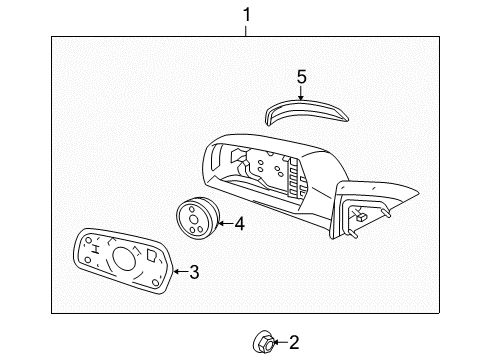 2010 Kia Optima Mirrors Outside Rear View Mirror Assembly, Left Diagram for 876102G420