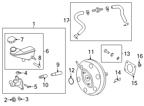 2019 Kia Forte Hydraulic System Piston Assembly-Secondary Diagram for 58540-C1000