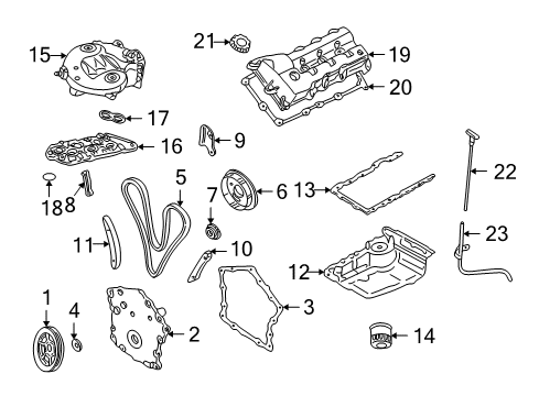 2006 Chrysler Sebring Engine Parts Plenum-Intake Manifold Diagram for 4593539AB