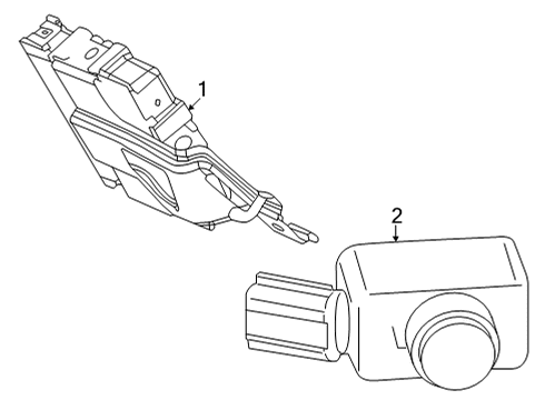 2022 Lexus NX350 Electrical Components COMPUTER ASSY, CLEAR Diagram for 89340-78170