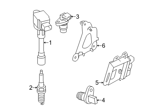 2019 Nissan Rogue Ignition System Bracket-Hybrid Control Diagram for 237A2-4BC0A