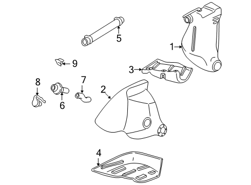 2000 Chevrolet Corvette Fuel System Components Fuel Pump Diagram for 19421166