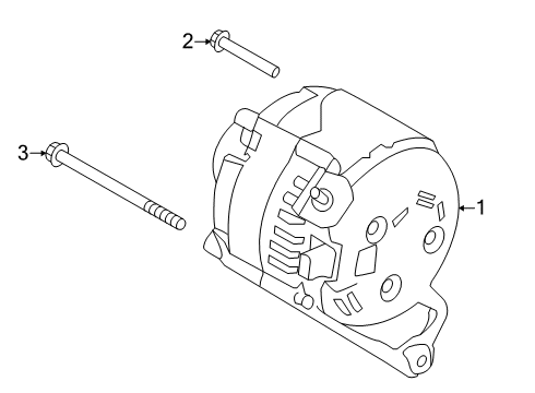 2021 Mini Cooper Countryman Alternator ALTERNATOR Diagram for 12318634124