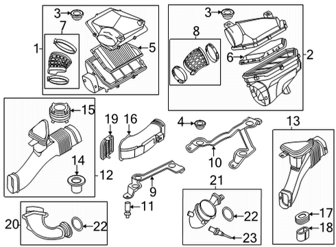 2021 BMW X6 Powertrain Control RUBBER BOOT Diagram for 13718689756