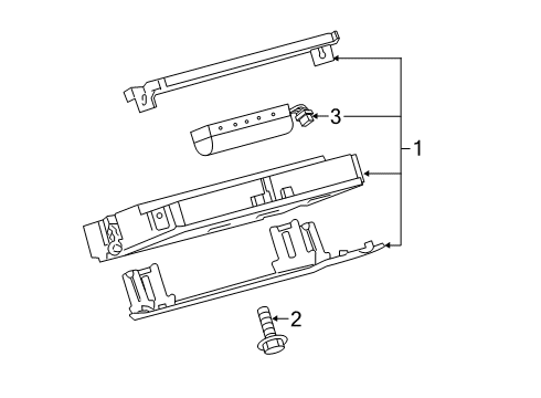 2019 Toyota Avalon Communication System Components Transceiver Diagram for 86740-07011