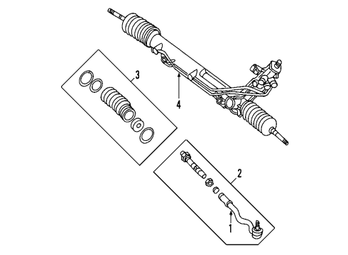 2009 BMW 335d P/S Pump & Hoses, Steering Gear & Linkage Suction Hose Diagram for 32416850586