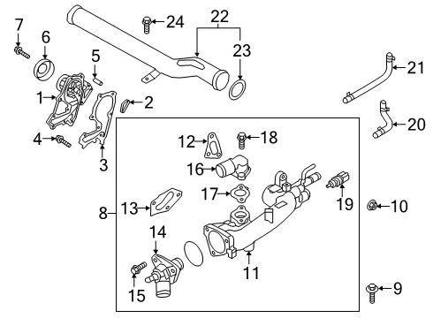 2020 Kia Sedona Powertrain Control ELECTRONIC CONTROL U Diagram for 391023LPN4