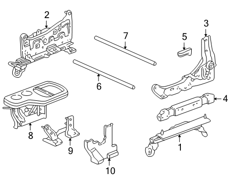 1997 Honda CR-V Tracks & Components Pipe B, Connecting Diagram for 81276-S10-J01