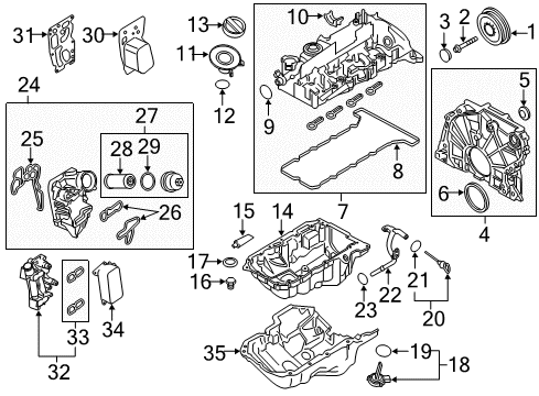 2014 BMW 328d xDrive Senders Oil Levelling Sensor Diagram for 12618608781