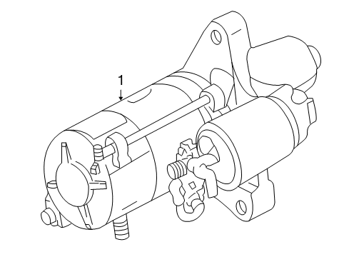 1997 Acura RL Starter Motor Assembly, Starter Diagram for 31200-P5A-A02