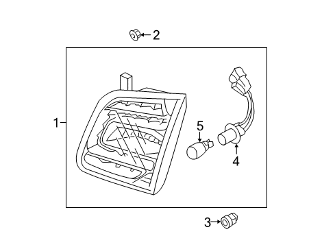 2012 Kia Sorento Bulbs Lamp Assembly-Rear Combination Diagram for 924061U100