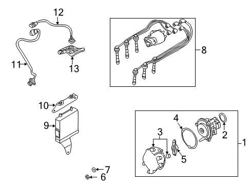 2004 Chrysler Sebring Ignition System Wiring-Engine Diagram for 5087005AD