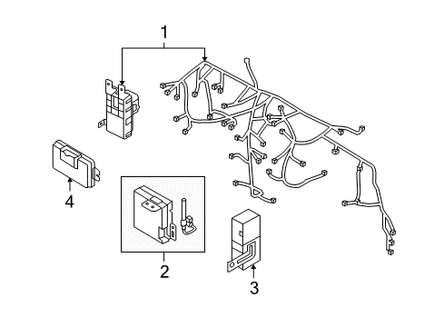 2010 Hyundai Santa Fe Electrical Components Relay Assembly-ICM Diagram for 95230-0W205