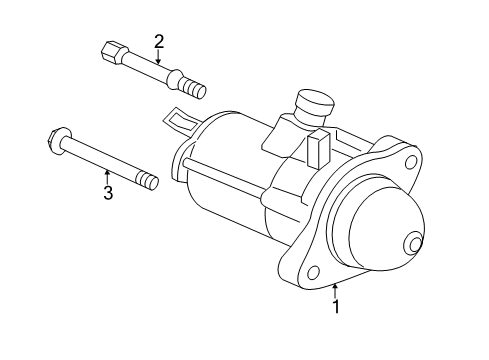 2014 Acura ILX Starter Starter Motor Assembly (Sm-74002) (Mitsuba) Diagram for 31200-RX0-A02