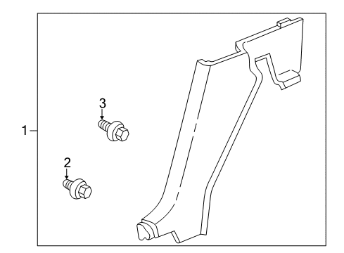 2004 Honda Insight Interior Trim - Quarter Panels Lining Assy., R. Center (Lower) *YR233L* (TITANIUM) Diagram for 83731-S3Y-000ZB