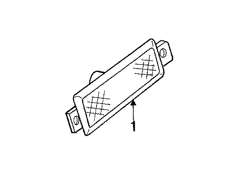 1984 Pontiac 6000 Side Marker Lamps Lamp Asm, Front Side Marker Diagram for 915591