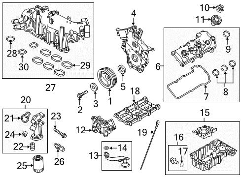 2015 Ford Taurus Filters Connector Diagram for AL3Z-6890-A