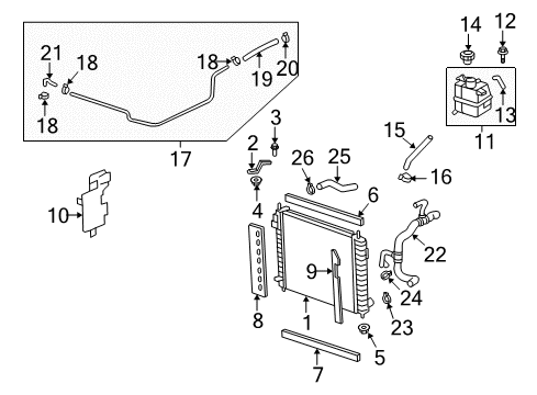 2009 Saturn Vue Air Conditioner Discharge Hose Diagram for 19130325