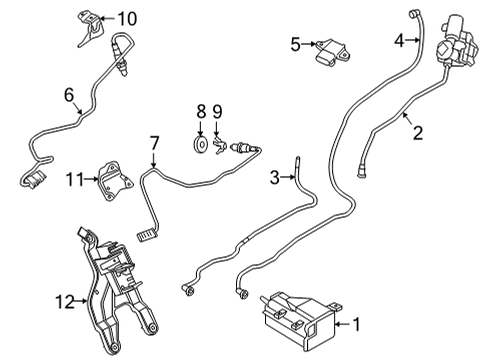 2020 BMW X6 Powertrain Control MOUNT FOR PLUG CONNECTION, O Diagram for 11787934521