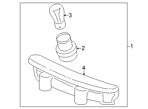 1999 Acura TL High Mount Lamps Lens Diagram for 34271-S0K-A01