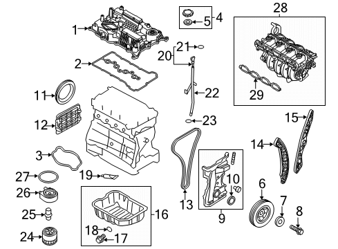 2017 Kia Sportage Intake Manifold Manifold Assembly-Intake Diagram for 283102GGA0