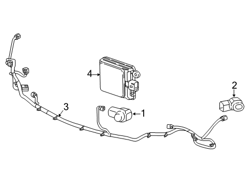 2019 Buick LaCrosse Cruise Control System Harness Diagram for 26272521