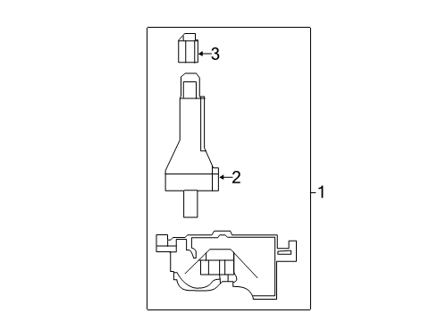 2021 INFINITI QX50 Tire Pressure Monitoring Tire Pressure Service File Sensor Unit Diagram for 40700-4CB0B