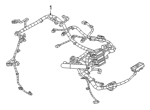 2016 Buick Cascada Wiring Harness Engine Harness Diagram for 39045394