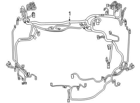 2011 Lexus HS250h Wiring Harness Wire, Engine Room Main Diagram for 82111-75071