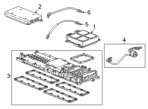 2017 Honda Accord Electrical Components Cable Comp Diagram for 1N720-5K1-N00