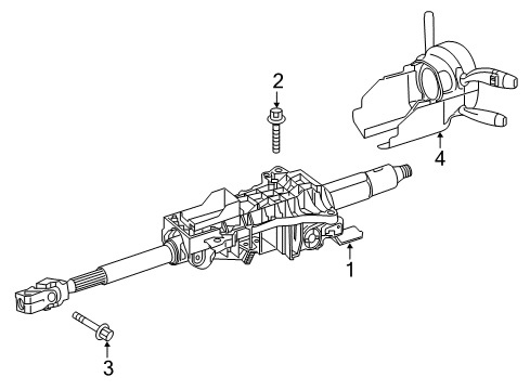 2018 Infiniti QX30 Switches Bolt Diagram for N5010-5DA0B