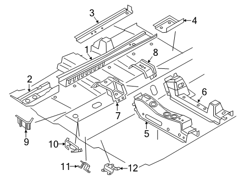 2020 BMW X2 Floor BRACKET, ACCEL. PEDAL MODULE Diagram for 41127391038