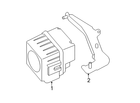 2014 Infiniti QX60 Electrical Components Control Unit-Digital Sound Communication Diagram for 285N7-3JV0A