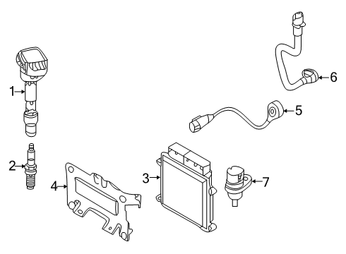 2022 Kia Forte Ignition System ELECTRONIC CONTROL U Diagram for 391712ETE0