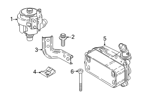 2019 Mini Cooper Countryman Oil Cooler Isa Screw Diagram for 07129904261