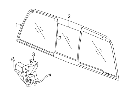 2010 Dodge Ram 3500 Back Glass Switch-Power Window Diagram for 4602915AB