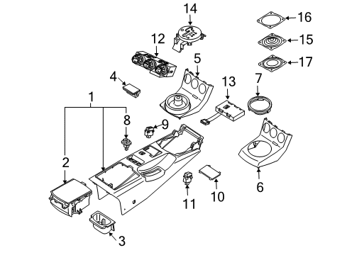 2004 Nissan 350Z Switches Switch Assy-Wiper Diagram for 25260-CD003