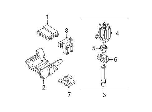 1994 Chevrolet S10 Distributor Pick-Up Coil Diagram for 10495089