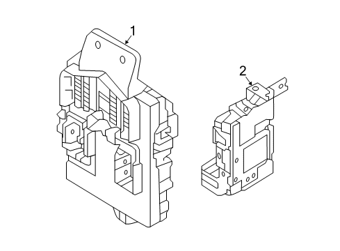2020 Kia Optima Controls - Instruments & Gauges Instrument Junction Box Assembly Diagram for 91960A8040