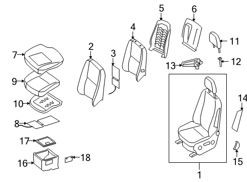 2007 Dodge Sprinter 2500 Heated Seats Pad-Seat Cushion Diagram for 68010848AB