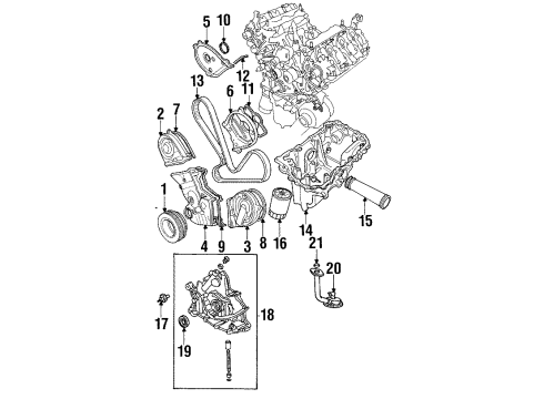 1996 Acura TL Senders O-Ring (24X3.1) Diagram for 91308-PY3-000