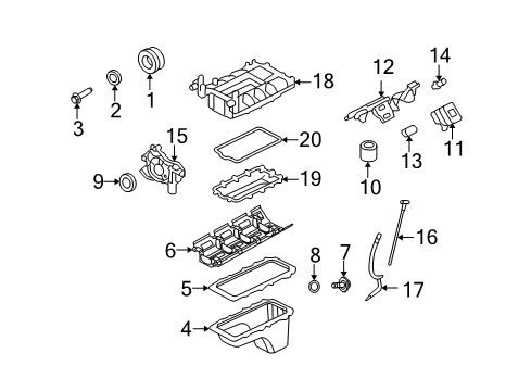 2011 Ford Mustang Intake Manifold Intake Manifold Diagram for BR3Z-9424-R