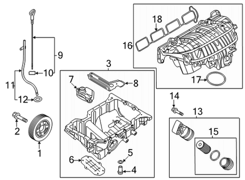 2021 Genesis G80 Engine Parts ROD ASSY-OIL LEVEL G Diagram for 266112T000