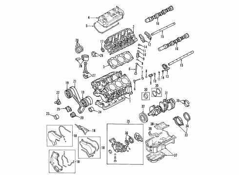2003 Dodge Stratus EGR System Egr Valve Gasket Diagram for 4891068AB